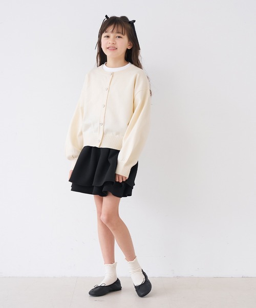coca（coca）（コカ）の「キッズ　ハートボタンカーディガン（カーディガン/ボレロ・キッズ・レッド/アイボリー・150/140/130/120）」の19枚目の写真
