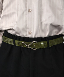 EFFECTION（エフェクション）の「【neos】フックバックル 細身 アニマル PUレザー ベルト ユニセックス対応（ベルト）」