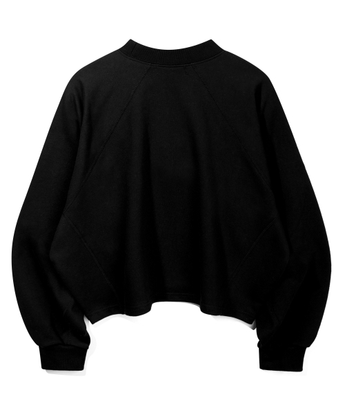 BAKKEN(バッケン)の「シグネチャーロゴセミクロップTシャツ BK4998_ブラック(スウェット・レディース・ブラック・FREE)」の3枚目の写真