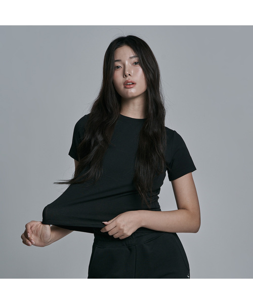JELEVE(ジェイエルブ)の「ウィメンズレギュラーフィットショートスリーブ(Tシャツ/カットソー・レディース・ホワイト/ブラック・SMALL/MEDIUM/LARGE)」の1枚目の写真