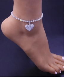 ARCHIVER（アーカイバ）の「【Bz】レディース ハート アンクレット(BDS)（アンクレット）」