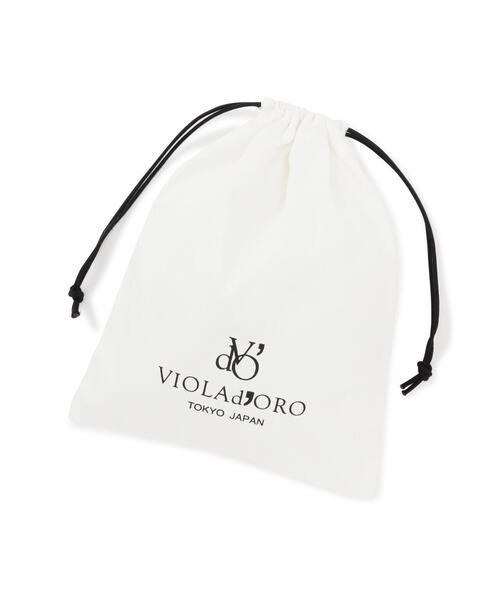 VIOLAd'ORO（ヴィオラドーロ）の「VIOLAd’ORO (ヴィオラドーロ) バッグチャーム/BIANCA / V-5078（キーケース/キーアクセサリー・レディース・ブラック・F）」の5枚目の写真