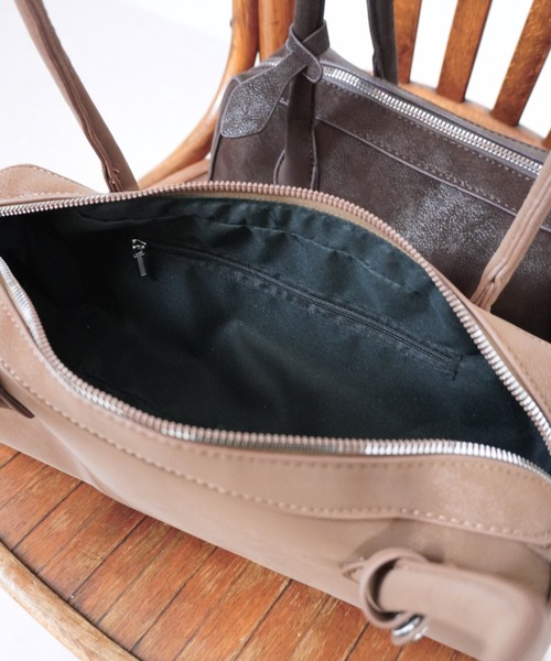 gossara（ゴサラ）の「スリムボストンショルダー（ショルダーバッグ・レディース・ブラウン/ベージュ・FREE）」の8枚目の写真