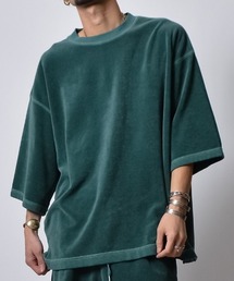 DOUBLE STEAL（ダブルスティール）の「DSピグメントパイルオーバーサイズTシャツ（Tシャツ/カットソー）」