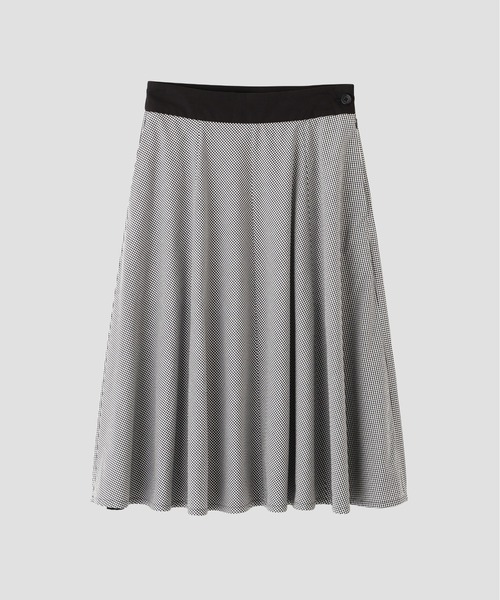 MARGARET HOWELL（マーガレットハウエル）の「COTTON CHECK SKIRT（スカート・レディース・ブラック・2/1）」の7枚目の写真