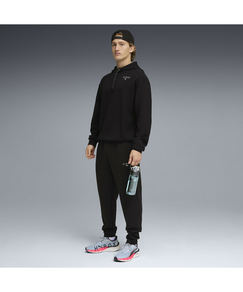 PUMA(プーマ)の「PUMA プーマ メンズ トレーニング PUMA x HYROX クラウドスパン フーディ M PUMA X(パーカー・メンズ・ブラック/ライトグレー・MEDIUM/SMALL/X-LARGE/LARGE)」の4枚目の写真