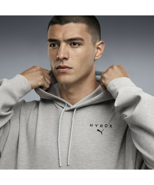 PUMA(プーマ)の「PUMA プーマ メンズ トレーニング PUMA x HYROX クラウドスパン フーディ M PUMA X(パーカー・メンズ・ブラック/ライトグレー・MEDIUM/SMALL/X-LARGE/LARGE)」の9枚目の写真