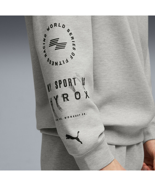 PUMA(プーマ)の「PUMA プーマ メンズ トレーニング PUMA x HYROX クラウドスパン フーディ M PUMA X(パーカー・メンズ・ブラック/ライトグレー・MEDIUM/SMALL/X-LARGE/LARGE)」の12枚目の写真