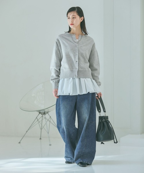 LAKOLE(ラコレ)の「2WAYバケツ巾着バッグ / 645236(ショルダーバッグ・レディース・ライトブラウン/オフホワイト/ブラック/レモンイエロー/その他1/ダークブラウン/マスタード/ボルドー・FREE)」の10枚目の写真