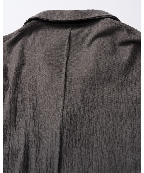 wjk（ダヴルジェイケイ）の「ex.comfy wool open collar shirt（シャツ/ブラウス・メンズ・グレー/ブラック・SMALL/MEDIUM/LARGE/X-LARGE）」の13枚目の写真