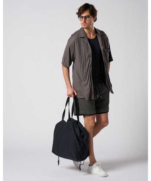 wjk（ダヴルジェイケイ）の「ex.comfy wool open collar shirt（シャツ/ブラウス・メンズ・グレー/ブラック・SMALL/MEDIUM/LARGE/X-LARGE）」の20枚目の写真