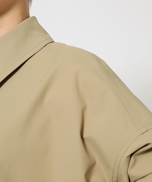 BARNYARDSTORM（バンヤードストーム）の「BARNYARDSTORM / ステンカラーテントコート【撥水】【JAPAN FABRIC】（ステンカラーコート・レディース・ベージュ/キャメル・1/0）」の20枚目の写真