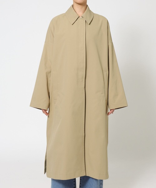 BARNYARDSTORM（バンヤードストーム）の「BARNYARDSTORM / ステンカラーテントコート【撥水】【JAPAN FABRIC】（ステンカラーコート・レディース・ベージュ/キャメル・1/0）」の16枚目の写真