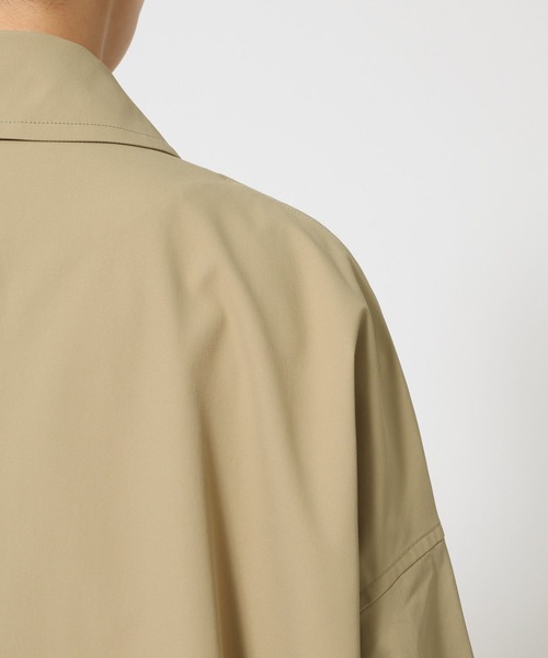 BARNYARDSTORM（バンヤードストーム）の「BARNYARDSTORM / ステンカラーテントコート【撥水】【JAPAN FABRIC】（ステンカラーコート・レディース・ベージュ/キャメル・1/0）」の11枚目の写真