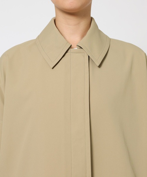 BARNYARDSTORM（バンヤードストーム）の「BARNYARDSTORM / ステンカラーテントコート【撥水】【JAPAN FABRIC】（ステンカラーコート・レディース・ベージュ/キャメル・1/0）」の19枚目の写真