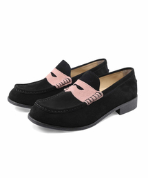 WMC（ダブリューエムシー）の「WMC x YASE スウェードツートンペニーローファー_PINK（ローファー）」