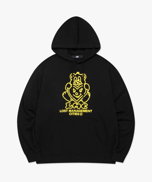 LMCの「HEART BEAR HOODIE black(パーカー・レディース・その他・M/L/XL/S)」の4枚目の写真