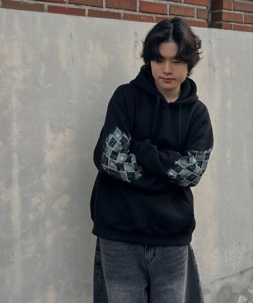GAKKAI UNIONS(ガッカイユニオンズ)の「サイドチェックフードTバージンディ(パーカー・レディース・その他・S/M/L/XL)」の12枚目の写真