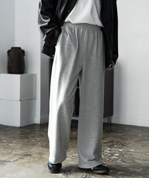 Rocky Monroe(ロッキーモンロー)の「裏毛ワイドイージースウェットパンツ(スウェットパンツ・メンズ・アッシュ/ブラック/ネイビー/グレー・XL/M/L)」の2枚目の写真