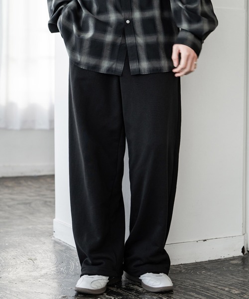 Rocky Monroe(ロッキーモンロー)の「裏毛ワイドイージースウェットパンツ(スウェットパンツ・メンズ・アッシュ/ブラック/ネイビー/グレー・XL/M/L)」の6枚目の写真