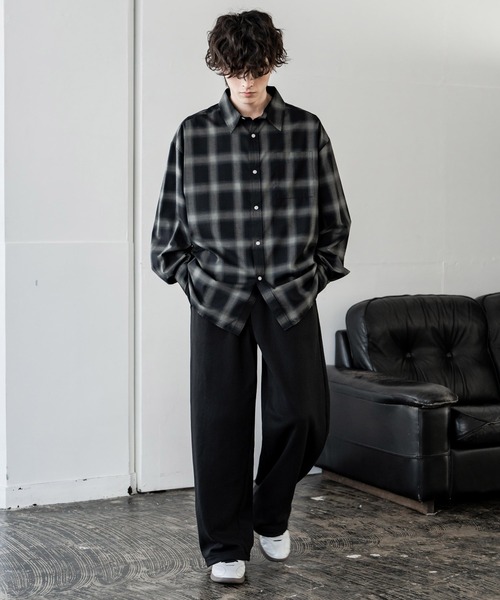 Rocky Monroe(ロッキーモンロー)の「裏毛ワイドイージースウェットパンツ(スウェットパンツ・メンズ・アッシュ/ブラック/ネイビー/グレー・XL/M/L)」の10枚目の写真