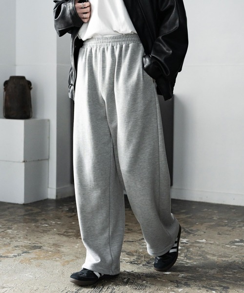 Rocky Monroe(ロッキーモンロー)の「裏毛ワイドイージースウェットパンツ(スウェットパンツ・メンズ・アッシュ/ブラック/ネイビー/グレー・XL/M/L)」の14枚目の写真