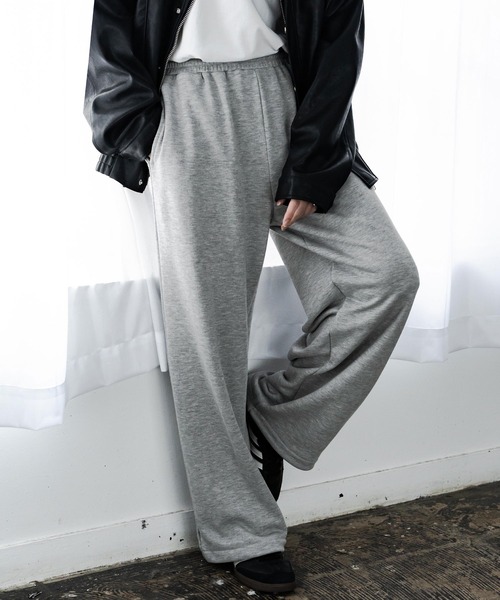 Rocky Monroe(ロッキーモンロー)の「裏毛ワイドイージースウェットパンツ(スウェットパンツ・メンズ・アッシュ/ブラック/ネイビー/グレー・XL/M/L)」の15枚目の写真