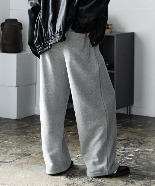 Rocky Monroe(ロッキーモンロー)の「裏毛ワイドイージースウェットパンツ(スウェットパンツ・メンズ・アッシュ/ブラック/ネイビー/グレー・XL/M/L)」の19枚目の写真