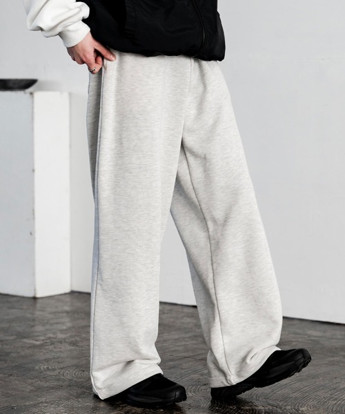 Rocky Monroe(ロッキーモンロー)の「裏毛ワイドイージースウェットパンツ(スウェットパンツ・メンズ・アッシュ/ブラック/ネイビー/グレー・XL/M/L)」の20枚目の写真