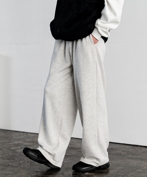 Rocky Monroe(ロッキーモンロー)の「裏毛ワイドイージースウェットパンツ(スウェットパンツ・メンズ・アッシュ/ブラック/ネイビー/グレー・XL/M/L)」の21枚目の写真