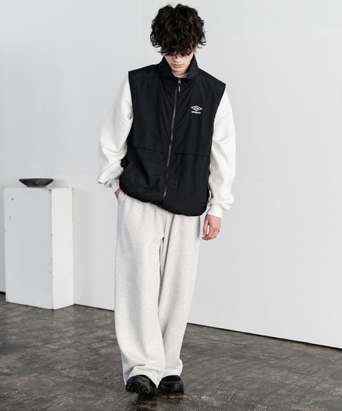 Rocky Monroe(ロッキーモンロー)の「裏毛ワイドイージースウェットパンツ(スウェットパンツ・メンズ・アッシュ/ブラック/ネイビー/グレー・XL/M/L)」の22枚目の写真