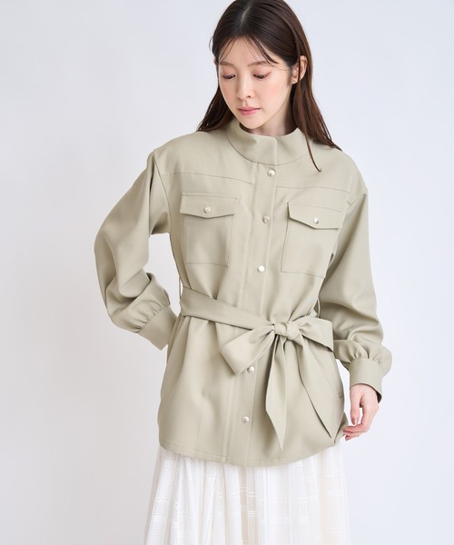 NOELA(ノエラ)の「ワークディテールジャケット(その他アウター・レディース・カーキ/ベージュ・S/M)」の3枚目の写真