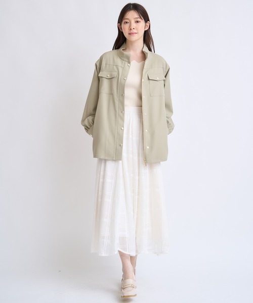 NOELA(ノエラ)の「ワークディテールジャケット(その他アウター・レディース・カーキ/ベージュ・S/M)」の12枚目の写真