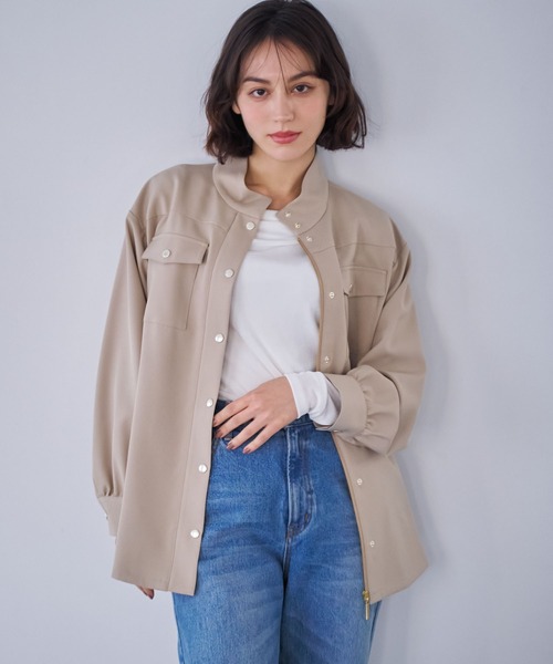 NOELA(ノエラ)の「ワークディテールジャケット(その他アウター・レディース・カーキ/ベージュ・S/M)」の16枚目の写真