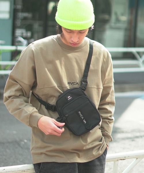 RVCA(ルーカ)の「RVCA メンズ UTILITY POUCH ショルダーバッグ 【2026年春夏モデル】(ショルダーバッグ・メンズ・オリーブ/ブラック・FREE)」の14枚目の写真