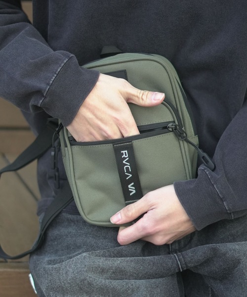RVCA(ルーカ)の「RVCA メンズ UTILITY POUCH ショルダーバッグ 【2026年春夏モデル】(ショルダーバッグ・メンズ・オリーブ/ブラック・FREE)」の21枚目の写真
