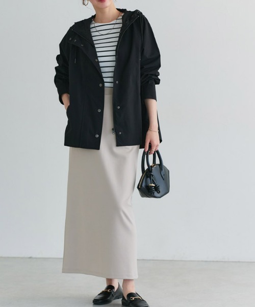 Pierrot（ピエロ）の「ストレスフリーな着心地ストレッチIラインスカート（スカート・レディース・ブラック/モカ/チャコール/グレイッシュベージュ・L/M/S/PL/PM/PS/TL/TM）」の20枚目の写真