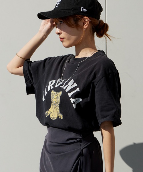 REMI RELIEF(レミレリーフ)の「REMI RELIEF/レミレリーフ NEW SP加工20/-天竺レギュラーT(VIRGINIA)クルーネックTシャツ 2026年春夏(Tシャツ/カットソー・メンズ・ブラック/オフホワイト・M/L/XL)」の1枚目の写真
