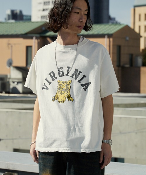 REMI RELIEF(レミレリーフ)の「REMI RELIEF/レミレリーフ NEW SP加工20/-天竺レギュラーT(VIRGINIA)クルーネックTシャツ 2026年春夏(Tシャツ/カットソー・メンズ・ブラック/オフホワイト・M/L/XL)」の12枚目の写真
