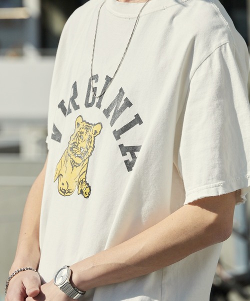 REMI RELIEF(レミレリーフ)の「REMI RELIEF/レミレリーフ NEW SP加工20/-天竺レギュラーT(VIRGINIA)クルーネックTシャツ 2026年春夏(Tシャツ/カットソー・メンズ・ブラック/オフホワイト・M/L/XL)」の14枚目の写真