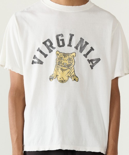 REMI RELIEF(レミレリーフ)の「REMI RELIEF/レミレリーフ NEW SP加工20/-天竺レギュラーT(VIRGINIA)クルーネックTシャツ 2026年春夏(Tシャツ/カットソー・メンズ・ブラック/オフホワイト・M/L/XL)」の7枚目の写真