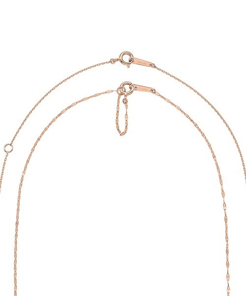 Canal 4℃（カナルヨンドシー）の「【SAKURA Collction】シルバー ネックレス 2本セット（ネックレス・レディース・ピンクゴールド・FREE）」の5枚目の写真