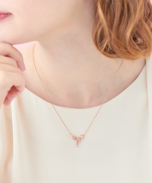 Canal 4℃（カナルヨンドシー）の「【SAKURA Collction】シルバー ネックレス 2本セット（ネックレス・レディース・ピンクゴールド・FREE）」の8枚目の写真