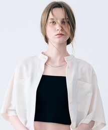 uncrave（アンクレイヴ）の「スムースニット カップ付きバンドゥ（キャミソール）」