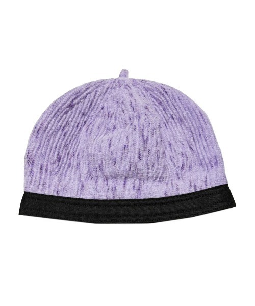 リブ編み ニットベレー帽 レディース小顔（ハンチング/ベレー帽