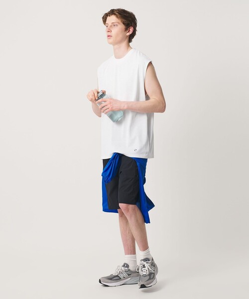 California General Store(California General Store)の「<CGS.>リサイクル ポリエステル LUCK ノースリーブ Tシャツ 吸水速乾 UV軽減(Tシャツ/カットソー・メンズ・ホワイト/ライム/ブラック・S/M/L)」の9枚目の写真