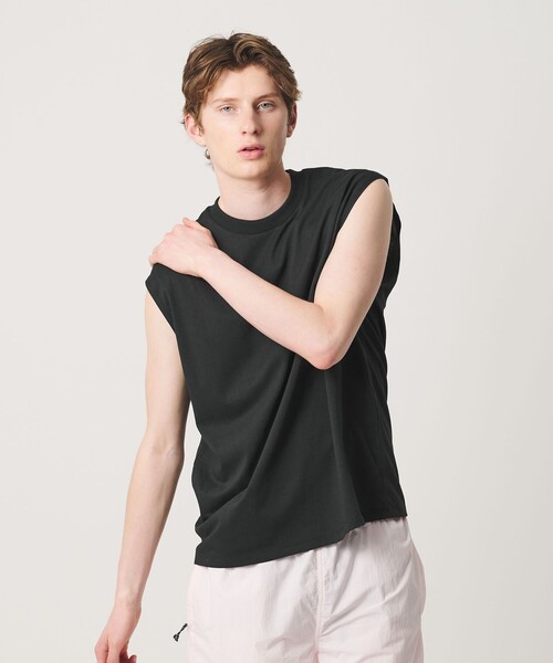California General Store(California General Store)の「<CGS.>リサイクル ポリエステル LUCK ノースリーブ Tシャツ 吸水速乾 UV軽減(Tシャツ/カットソー・メンズ・ホワイト/ライム/ブラック・S/M/L)」の10枚目の写真