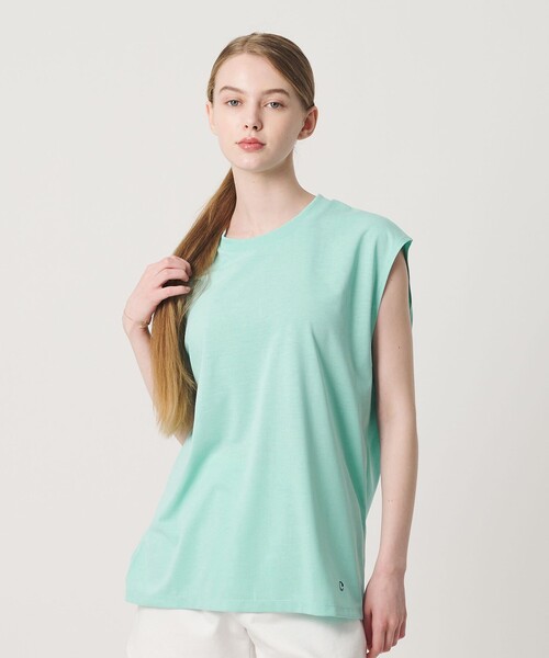 California General Store(California General Store)の「<CGS.>リサイクル ポリエステル LUCK ノースリーブ Tシャツ 吸水速乾 UV軽減(Tシャツ/カットソー・メンズ・ホワイト/ライム/ブラック・S/M/L)」の14枚目の写真