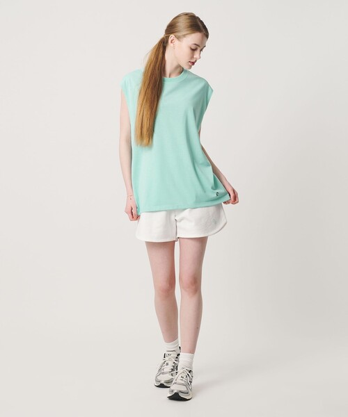 California General Store(California General Store)の「<CGS.>リサイクル ポリエステル LUCK ノースリーブ Tシャツ 吸水速乾 UV軽減(Tシャツ/カットソー・メンズ・ホワイト/ライム/ブラック・S/M/L)」の15枚目の写真