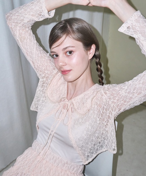 mieya mieya】BABY LACE CARDIGAN/ベビーレースカーディガン